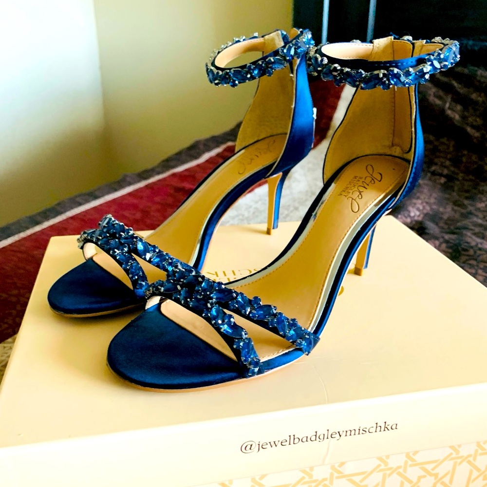 Women’s Embellished ankle strap heels